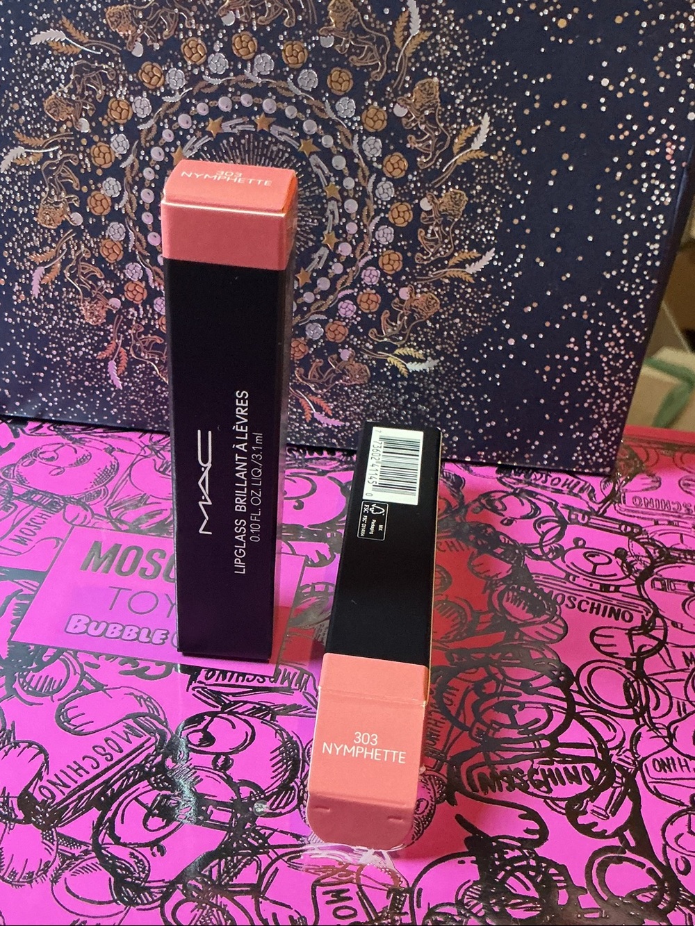 MAC Cosmetics Lipglass - 303 Nymphette Pink Gloss